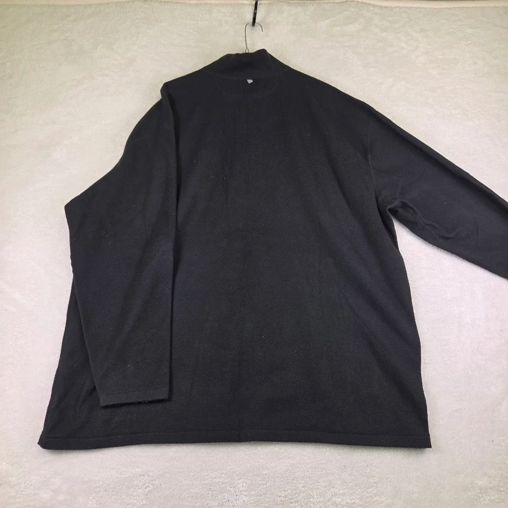 Polo Ralph Lauren Performance Mens 2XB Black Quarter Zip Fleece Pullover Yellow